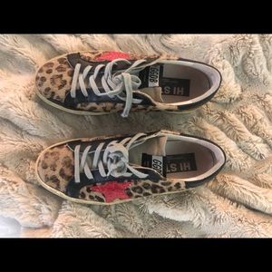 Golden goose animal print size 38